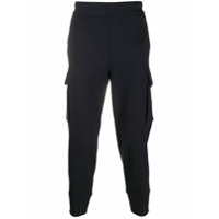 Emporio Armani Calça esportiva com bolsos - Azul