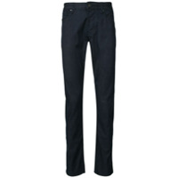 Emporio Armani Calça jeans slim com cintura alta - Azul