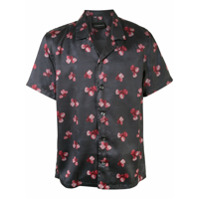 Emporio Armani Camisa com estampa floral - Cinza