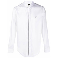 Emporio Armani Camisa com logo bordado - Branco
