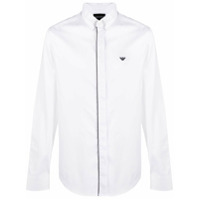 Emporio Armani Camisa com logo bordado - Branco