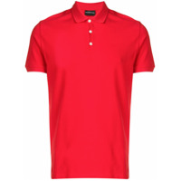 Emporio Armani Camisa polo clássica - Vermelho