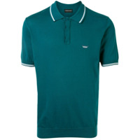 Emporio Armani Camisa polo com logo bordado - Verde