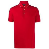 Emporio Armani Camisa polo com mangas curtas - Vermelho