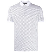 Emporio Armani Camisa polo com poás - Branco