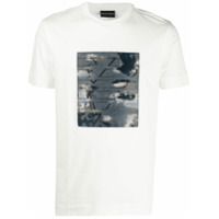 Emporio Armani Camiseta com estampa abstrata - Branco
