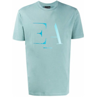 Emporio Armani Camiseta com estampa de logo - Azul