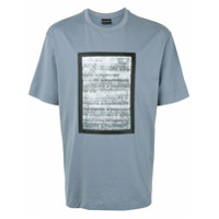 Emporio Armani Camiseta com estampa de logo - Azul