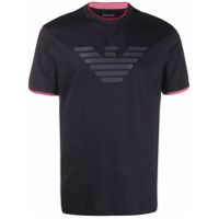 Emporio Armani Camiseta com estampa de logo - Azul