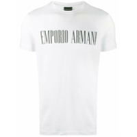 Emporio Armani Camiseta com estampa de logo - Branco