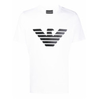 Emporio Armani Camiseta com logo grande - Branco