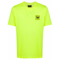Emporio Armani Camiseta com patch de logo - Amarelo