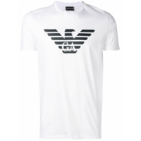 Emporio Armani Camiseta estampada com logo - Branco