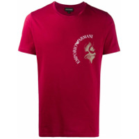 Emporio Armani logo print T-shirt - Vermelho