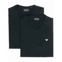 Emporio Armani Pacote com 2 camisetas - Azul