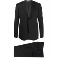 Emporio Armani single-breasted two-piece suit - Preto