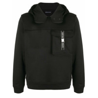 Emporio Armani Suéter mangas longas com bolso - Preto