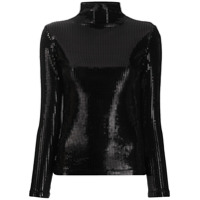 Ermanno Ermanno Blusa com aplicações - Preto