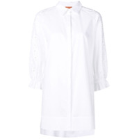 Ermanno Scervino Camisa com bordado e botões - Branco