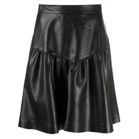Ermanno Scervino Short cintura alta fosca - Preto