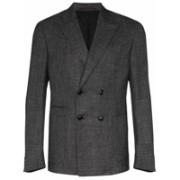 Ermenegildo Zegna Blazer com abotoamento duplo de lã - Verde