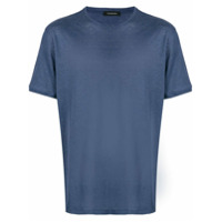 Ermenegildo Zegna Camiseta decote arredondado - Azul