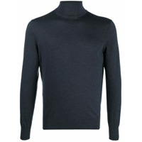 Ermenegildo Zegna roll neck thin knit top - Azul