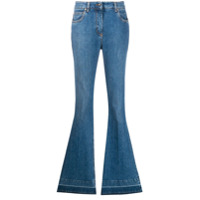 Etro Calça jeans flare cintura média - Azul