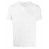 Etro Camiseta gola careca com padronagem - Cinza