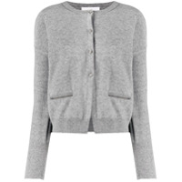 Fabiana Filippi Cardigan mangas longas de tricô - Cinza