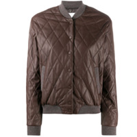 Fabiana Filippi Jaqueta bomber matelassê - Marrom