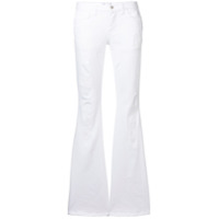 Faith Connexion Calça jeans flare cintura baixa - Branco