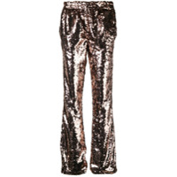 Faith Connexion sequin flared trousers - Metálico