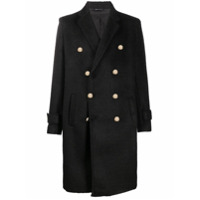 Family First double breasted structured coat - Preto