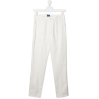 Fay Kids TEEN straight leg trousers - Branco
