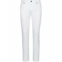 Fendi Calça jeans reta com estampa FF - Branco