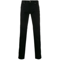 Fendi Calça jeans slim cintura média - Preto
