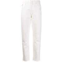 Fiorucci Calça jeans Tara cintura alta - Branco