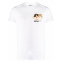 Fiorucci Camiseta com estampa de anjo - Branco