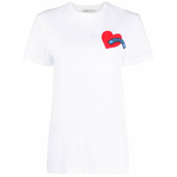 Fiorucci Camiseta com logo de coração - Branco
