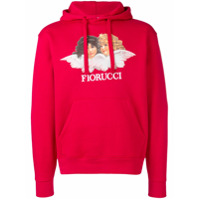 Fiorucci Moletom com patch de logo - Vermelho