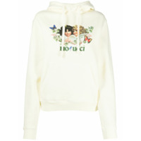 Fiorucci Woodland Angels-print hoodie - Neutro
