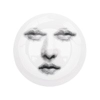 Fornasetti Prato com estampa de olho e boca - Branco