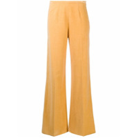 Forte Forte Calça pantalona cintura alta - Amarelo