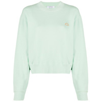 FRAME Moletom decote careca Easy com logo - Verde