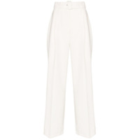 Frankie Shop Calça pantalona Elvira com cinto - Branco