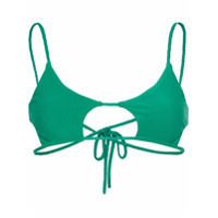 Frankies Bikinis Sutiã de biquíni Willa com recorte vazado - Verde