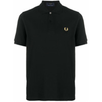 Fred Perry Camisa polo com logo bordado - Preto