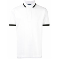 Frescobol Carioca Camisa polo canelada bicolor - Branco