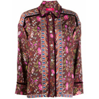 F.R.S For Restless Sleepers Camisa com acabamento de franjas - Marrom